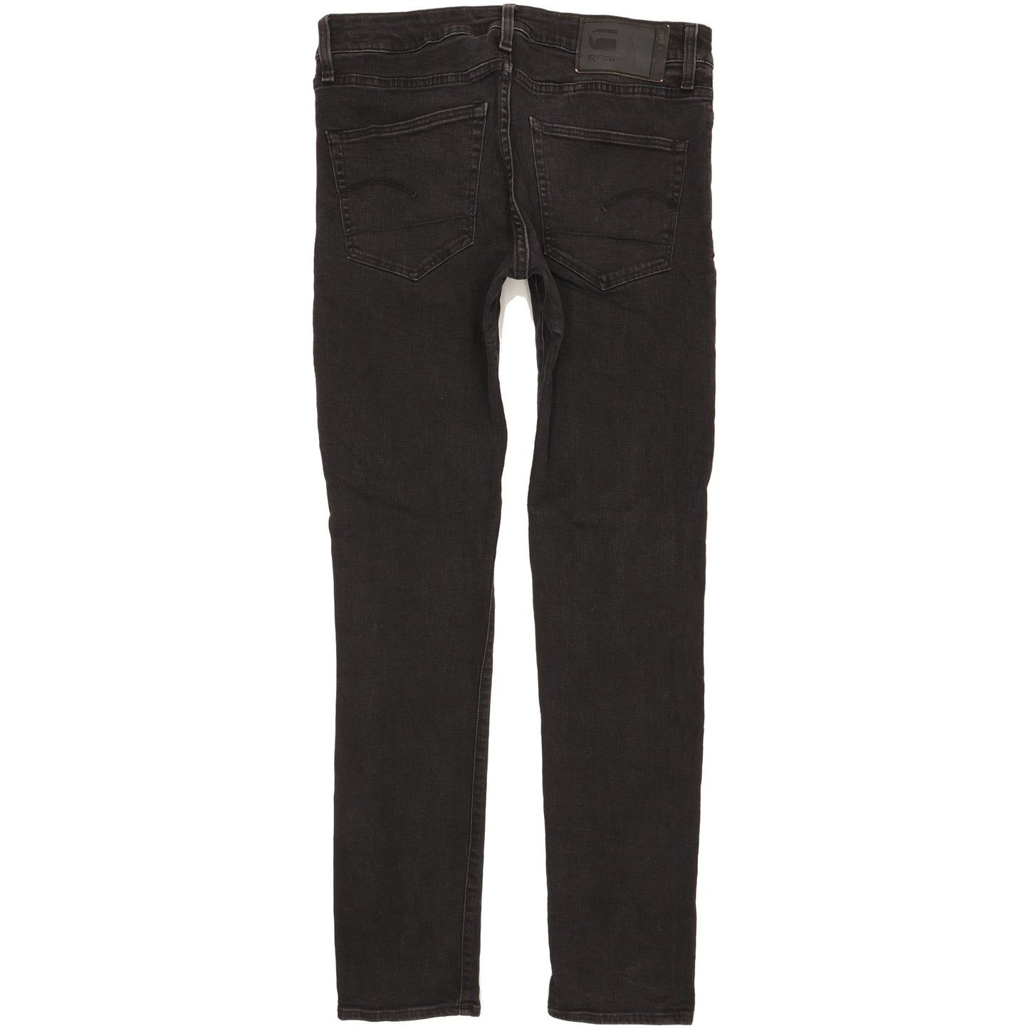 G-Star 3301 Deconstructed Men Black Straight Slim Stretch Jeans W32 L33