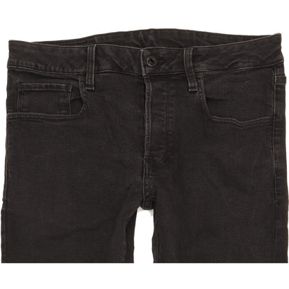 G-Star 3301 Deconstructed Men Black Straight Slim Stretch Jeans W32 L33