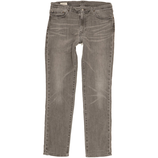 Levi's 511 Men Grey Straight Slim Stretch Jeans W33 L31
