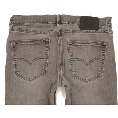 Levi's 511 Men Grey Straight Slim Stretch Jeans W33 L31