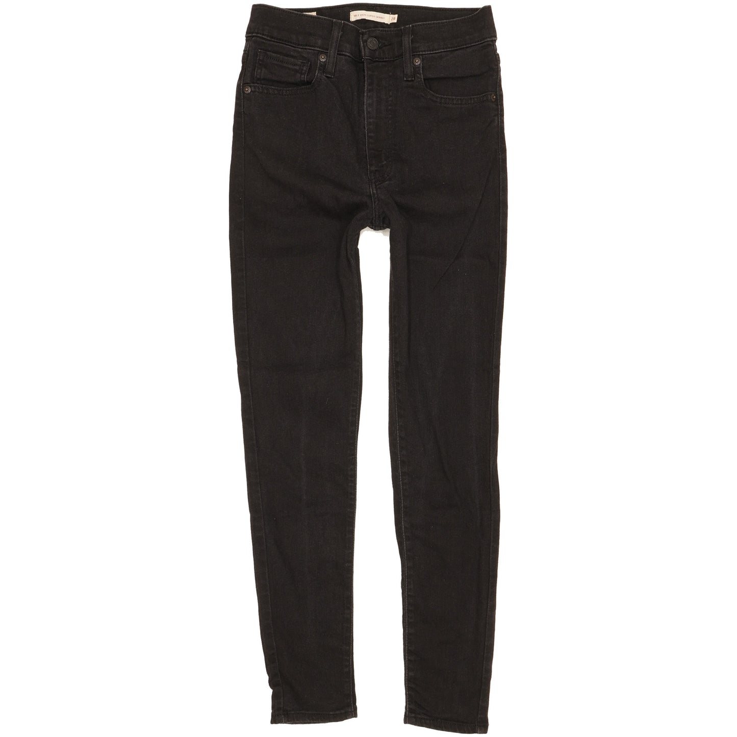 Levi's Mile Black Skinny Slim Stretch Jeans High Waisted W28 L27