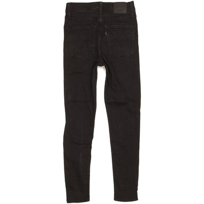 Levi's Mile Black Skinny Slim Stretch Jeans High Waisted W28 L27