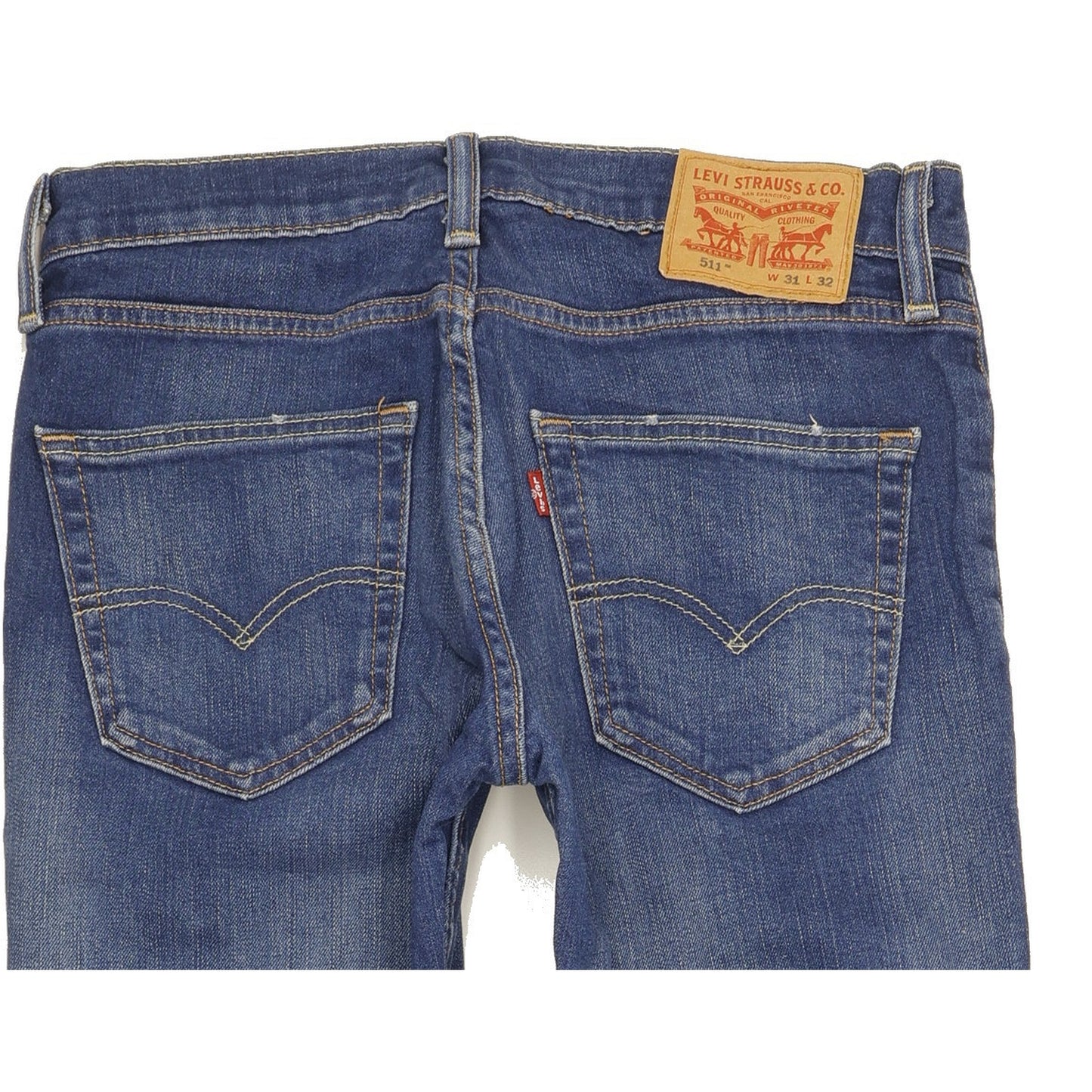 Levi's 511 Men Blue Straight Slim Stretch Jeans W31 L32