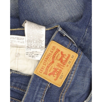 Levi's 511 Men Blue Straight Slim Stretch Jeans W31 L32