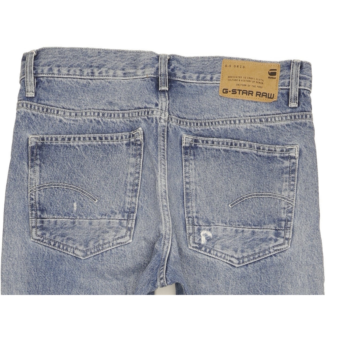 G-Star Triple A Men Blue Straight Regular Jeans W30 L32