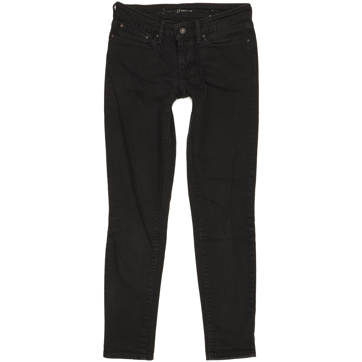 Levi's Demi Curve Women Black Skinny Slim Stretch Jeans W27 L30