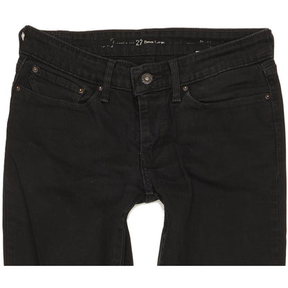 Levi's Demi Curve Women Black Skinny Slim Stretch Jeans W27 L30