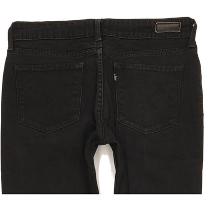 Levi's Demi Curve Women Black Skinny Slim Stretch Jeans W27 L30