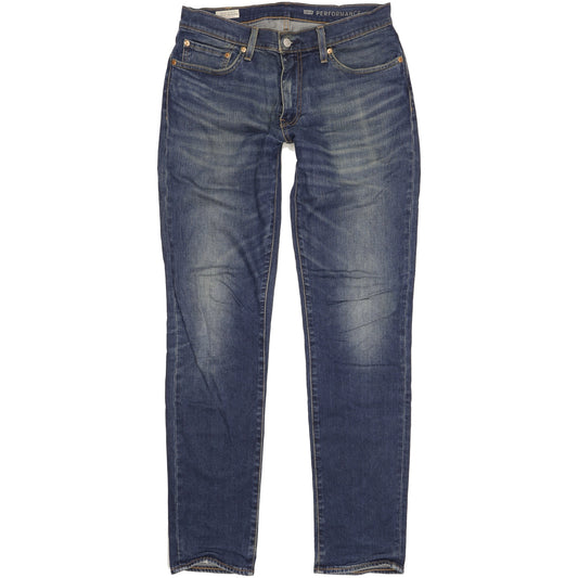 Levi's 511 Men Blue Straight Slim Stretch Jeans W32 L35