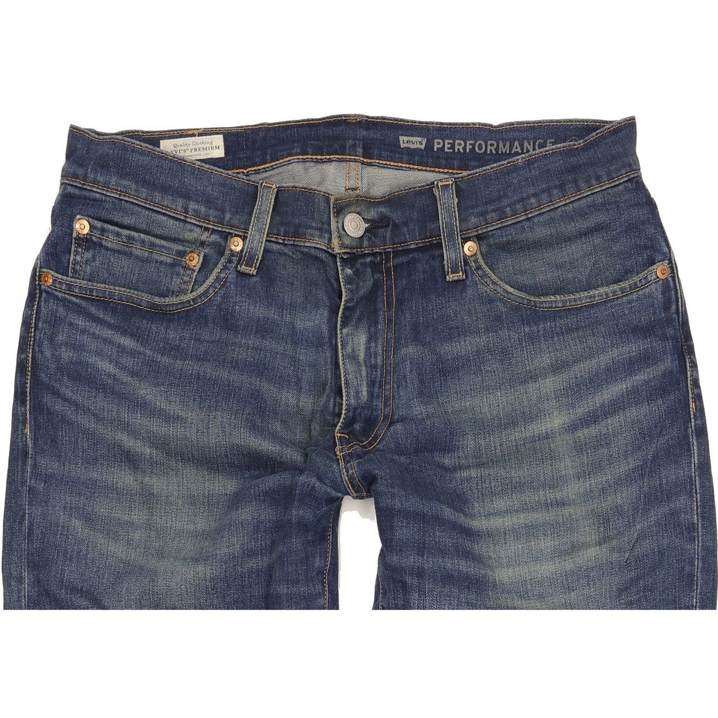 Levi's 511 Men Blue Straight Slim Stretch Jeans W32 L35