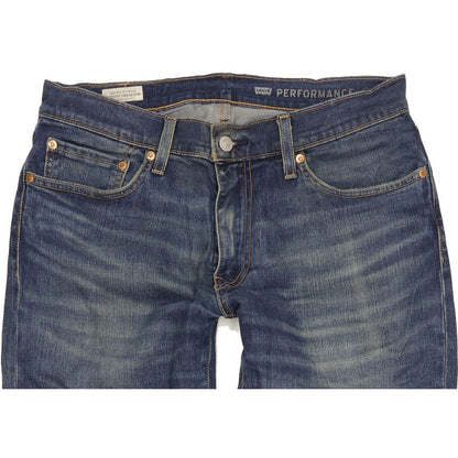 Levi's 511 Men Blue Straight Slim Stretch Jeans W32 L35