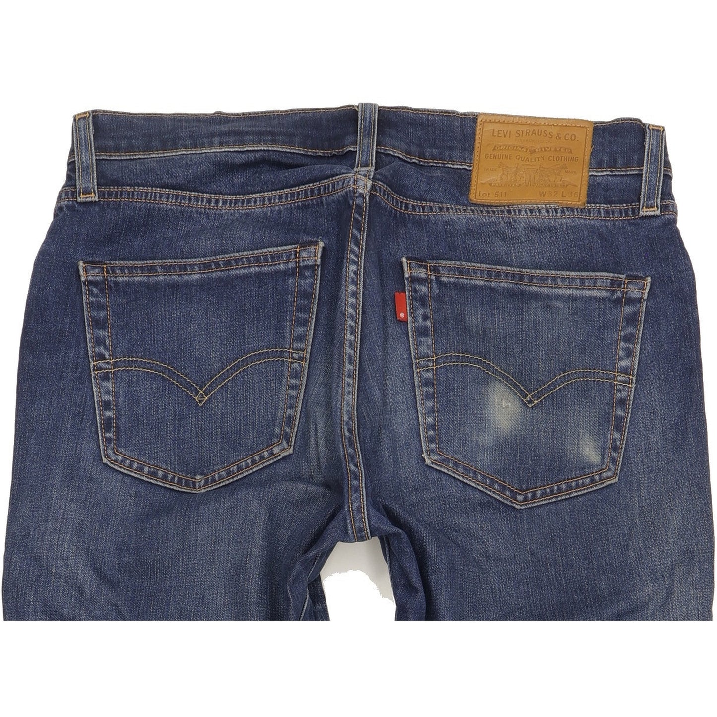 Levi's 511 Men Blue Straight Slim Stretch Jeans W32 L35