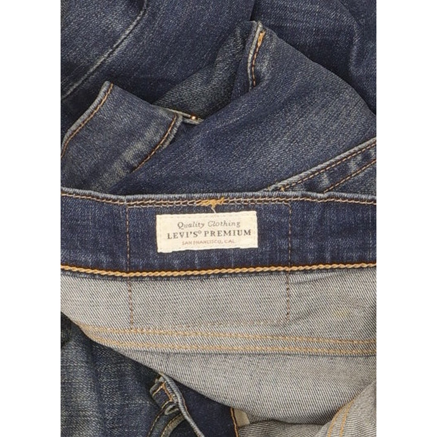 Levi's 511 Men Blue Straight Slim Stretch Jeans W32 L35