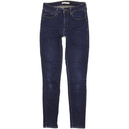 Levi's 721 Women Blue Skinny Slim Stretch Jeans W28 L31