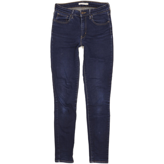 Levi's 721 Women Blue Skinny Slim Stretch Jeans W28 L31
