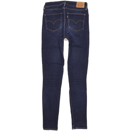Levi's 721 Women Blue Skinny Slim Stretch Jeans W28 L31
