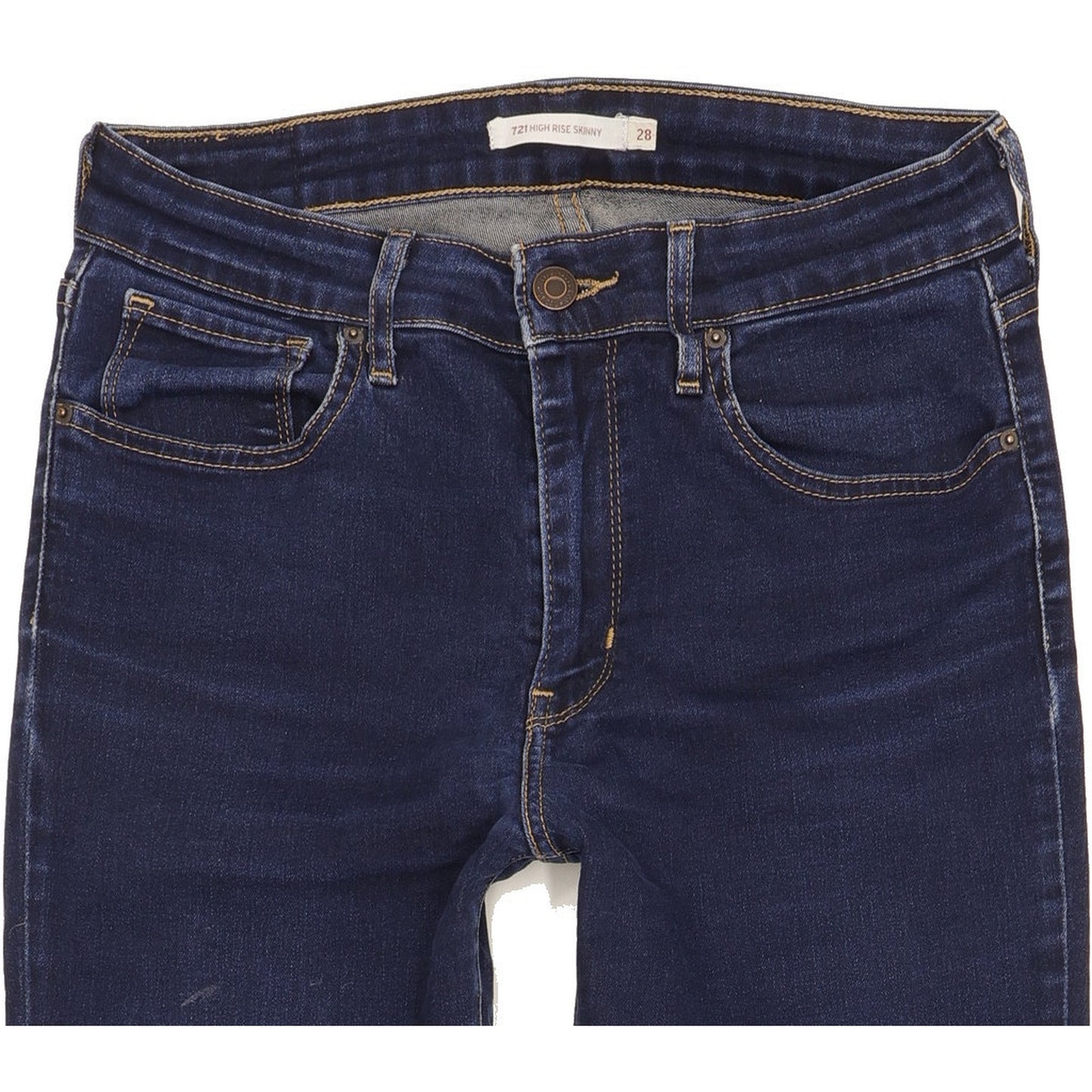 Levi's 721 Women Blue Skinny Slim Stretch Jeans W28 L31