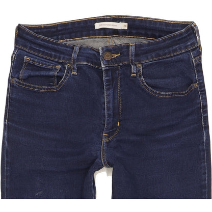 Levi's 721 Women Blue Skinny Slim Stretch Jeans W28 L31