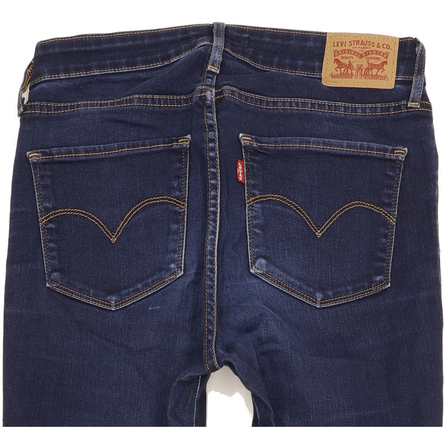 Levi's 721 Women Blue Skinny Slim Stretch Jeans W28 L31
