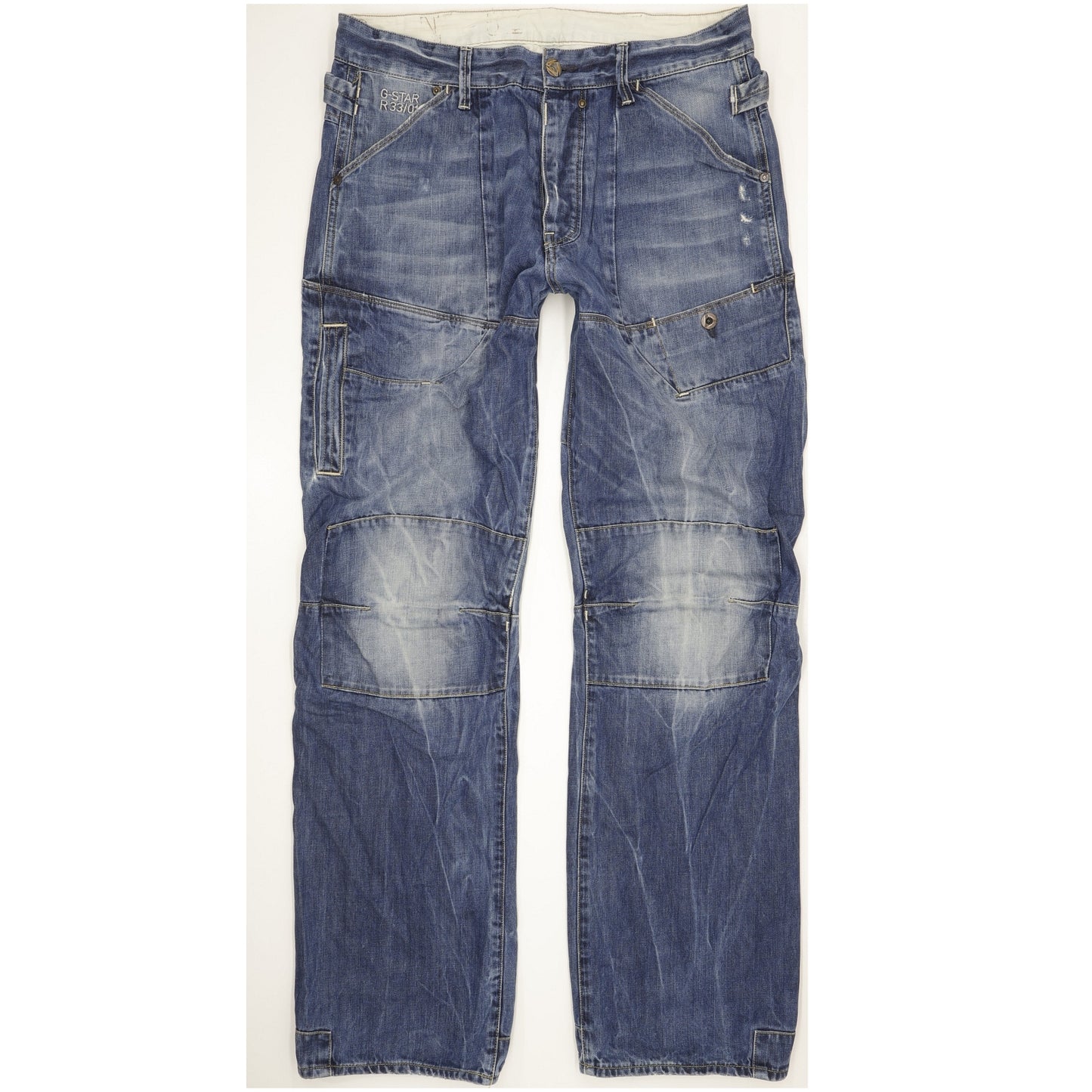 G-Star Trail 5620 Men Blue Straight Loose Jeans W34 L34