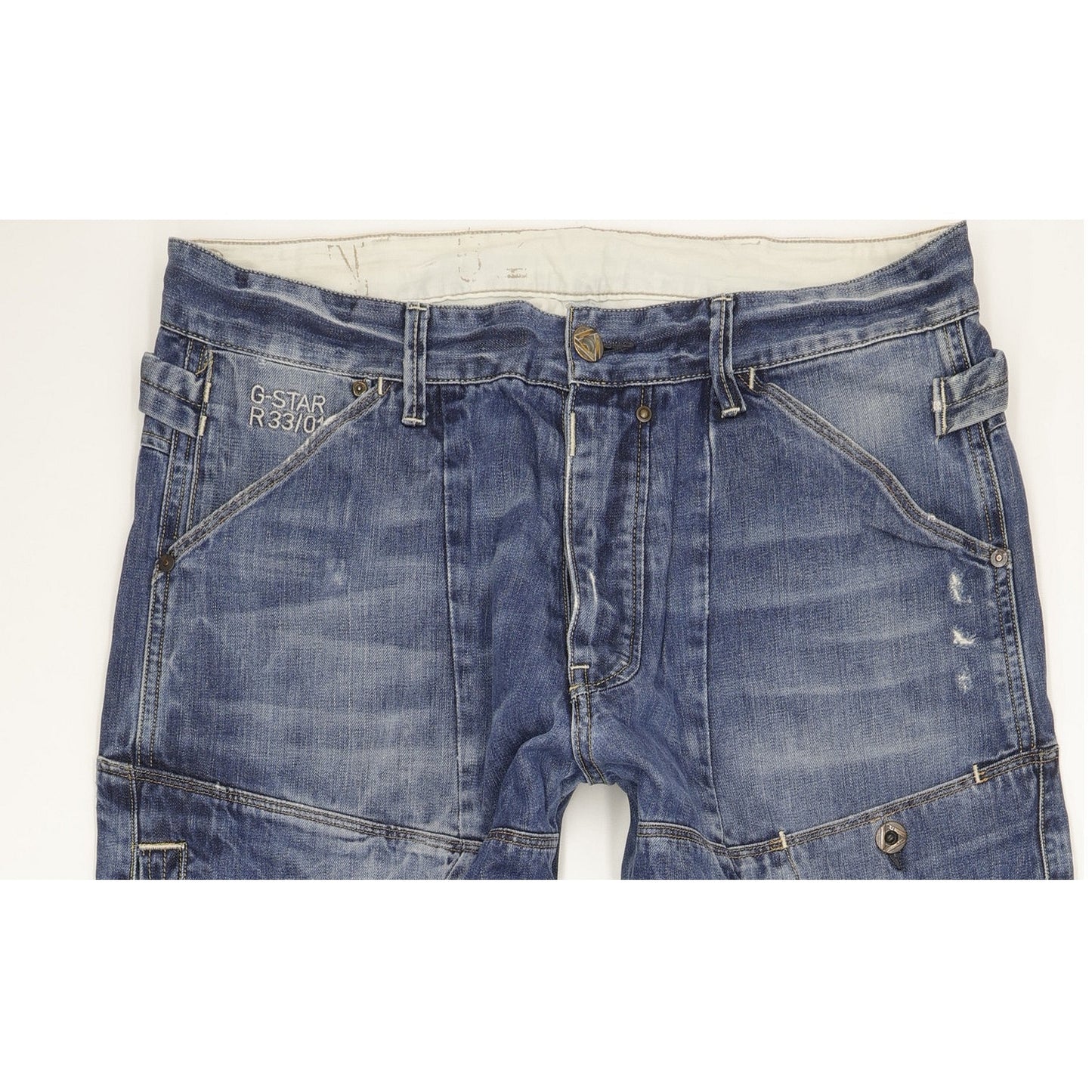 G-Star Trail 5620 Men Blue Straight Loose Jeans W34 L34