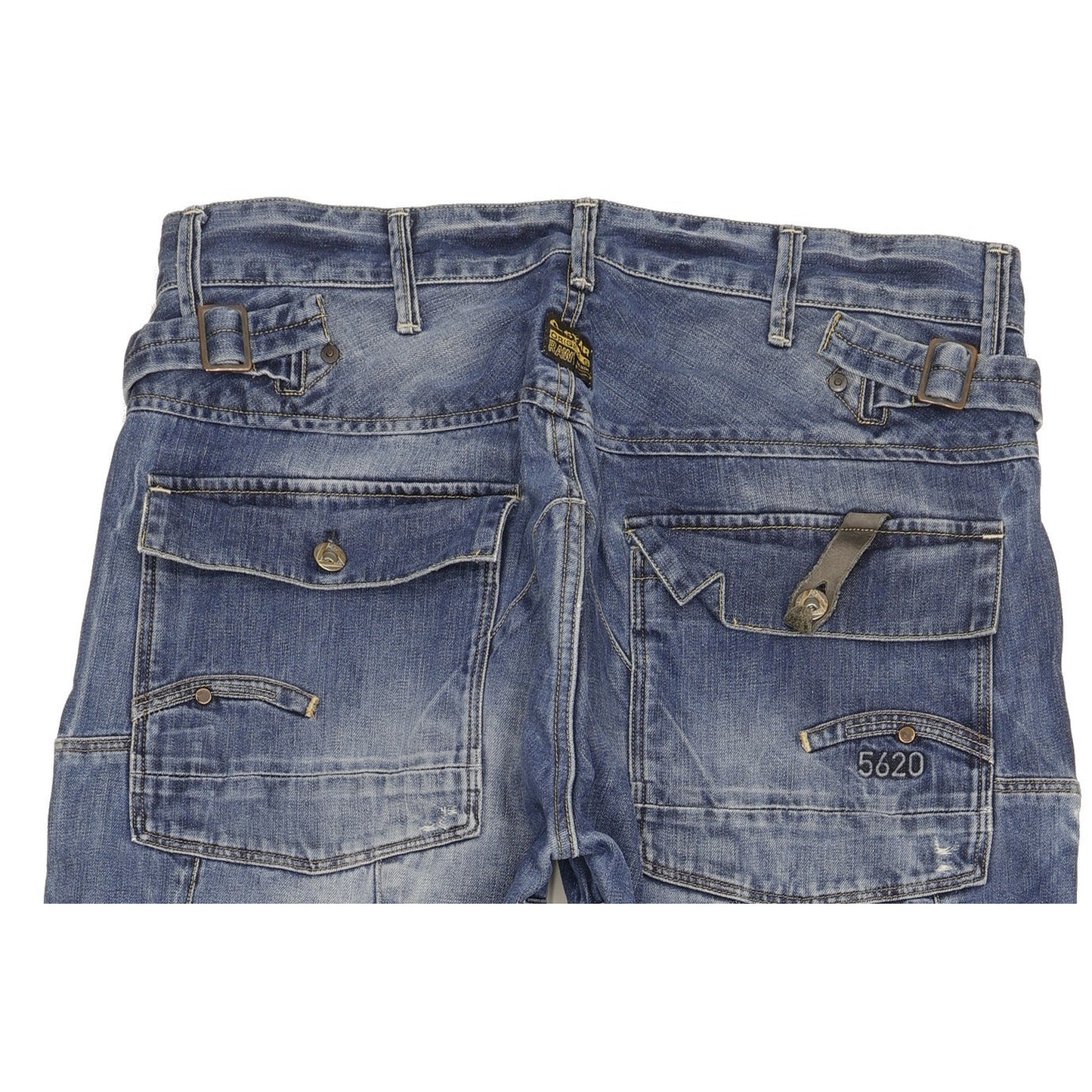 G-Star Trail 5620 Men Blue Straight Loose Jeans W34 L34