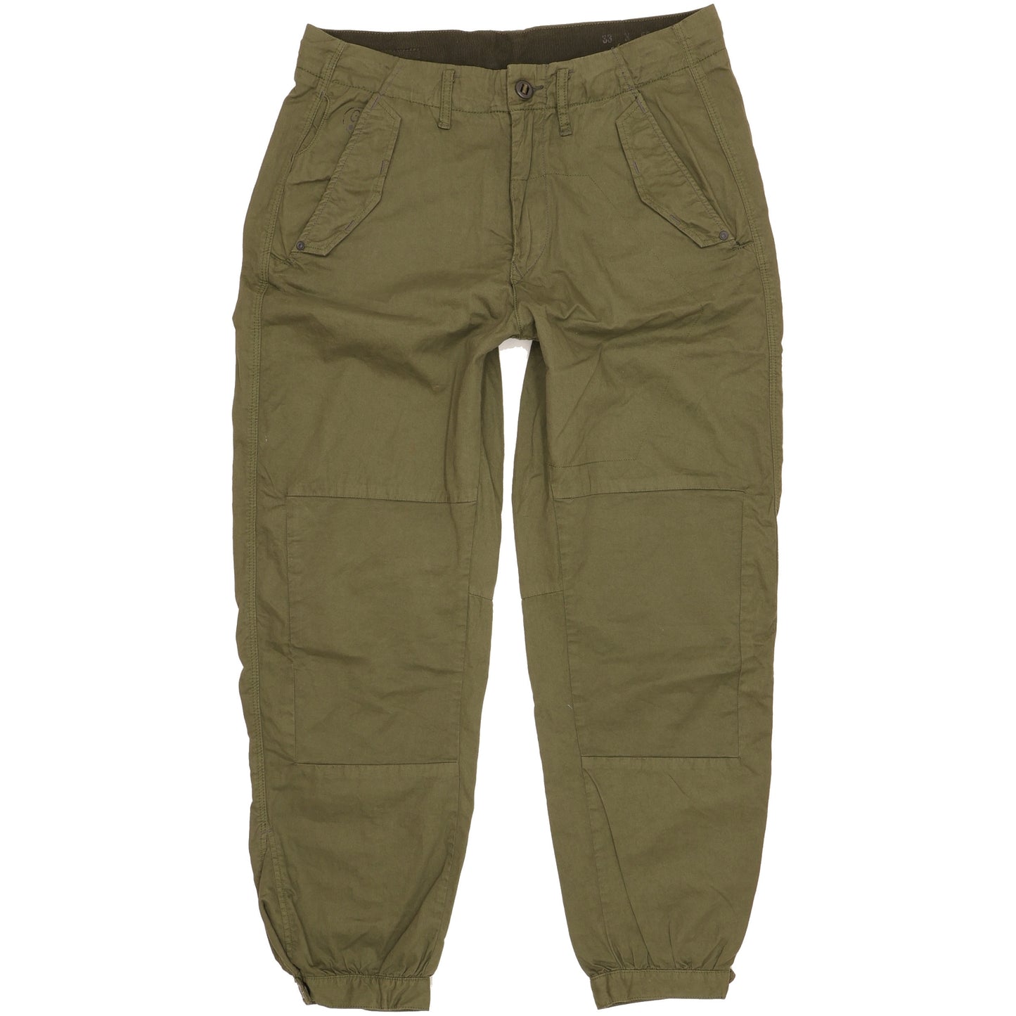 G-Star Field Green Tapered Loose Chino Trousers High Waisted W28 L32
