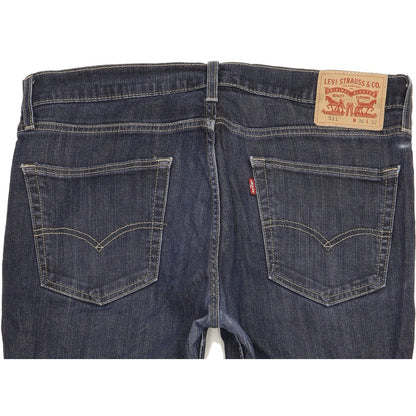 Levi's 511 Men Blue Straight Slim Stretch Jeans W36 L31