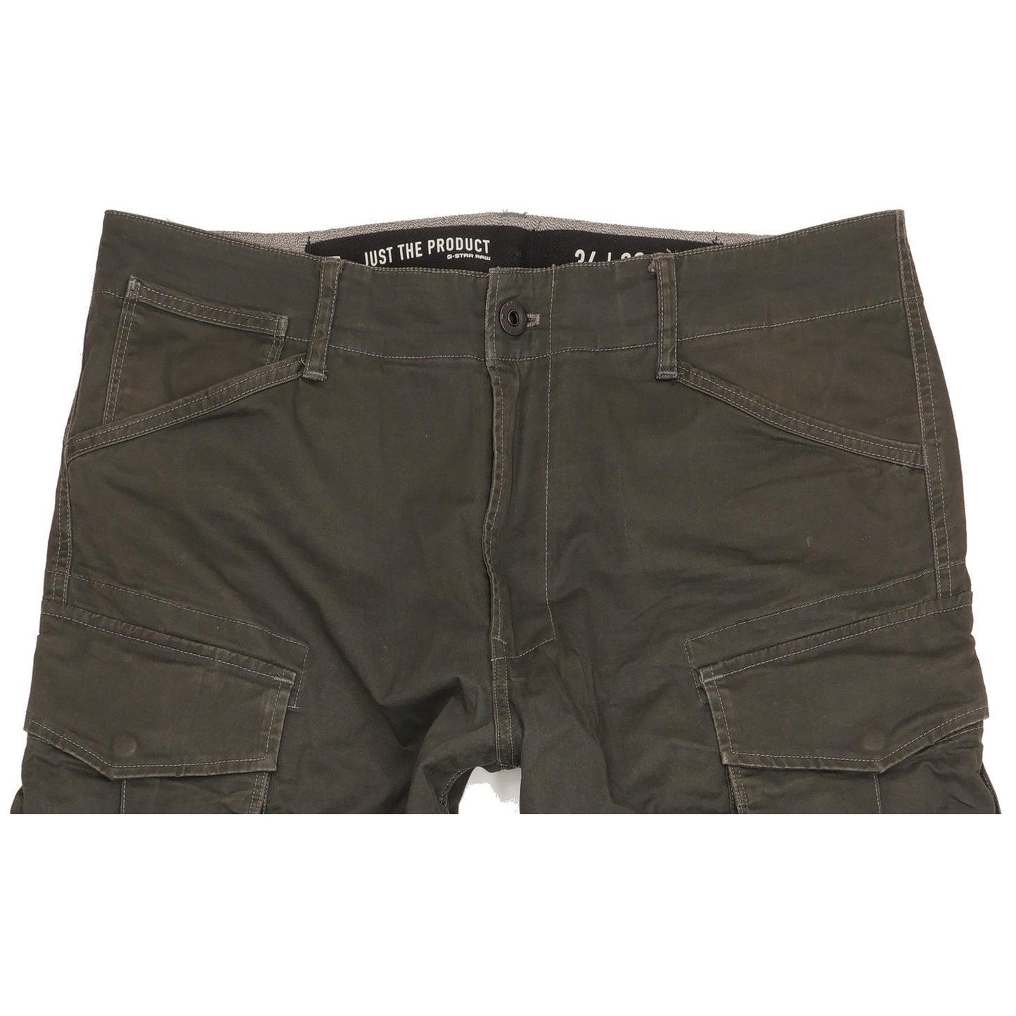G-Star Rovic Qane Men Green Straight Loose Stretch Jeans W34 L32