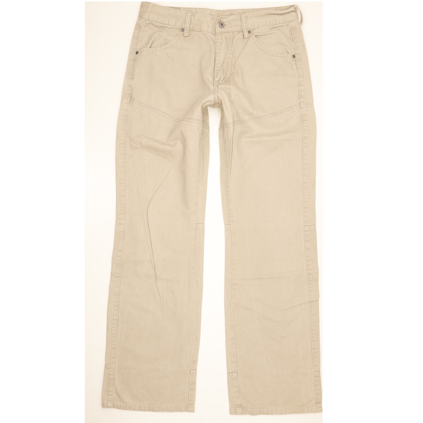 Mustang Men Beige Straight Regular Jeans W32 L32