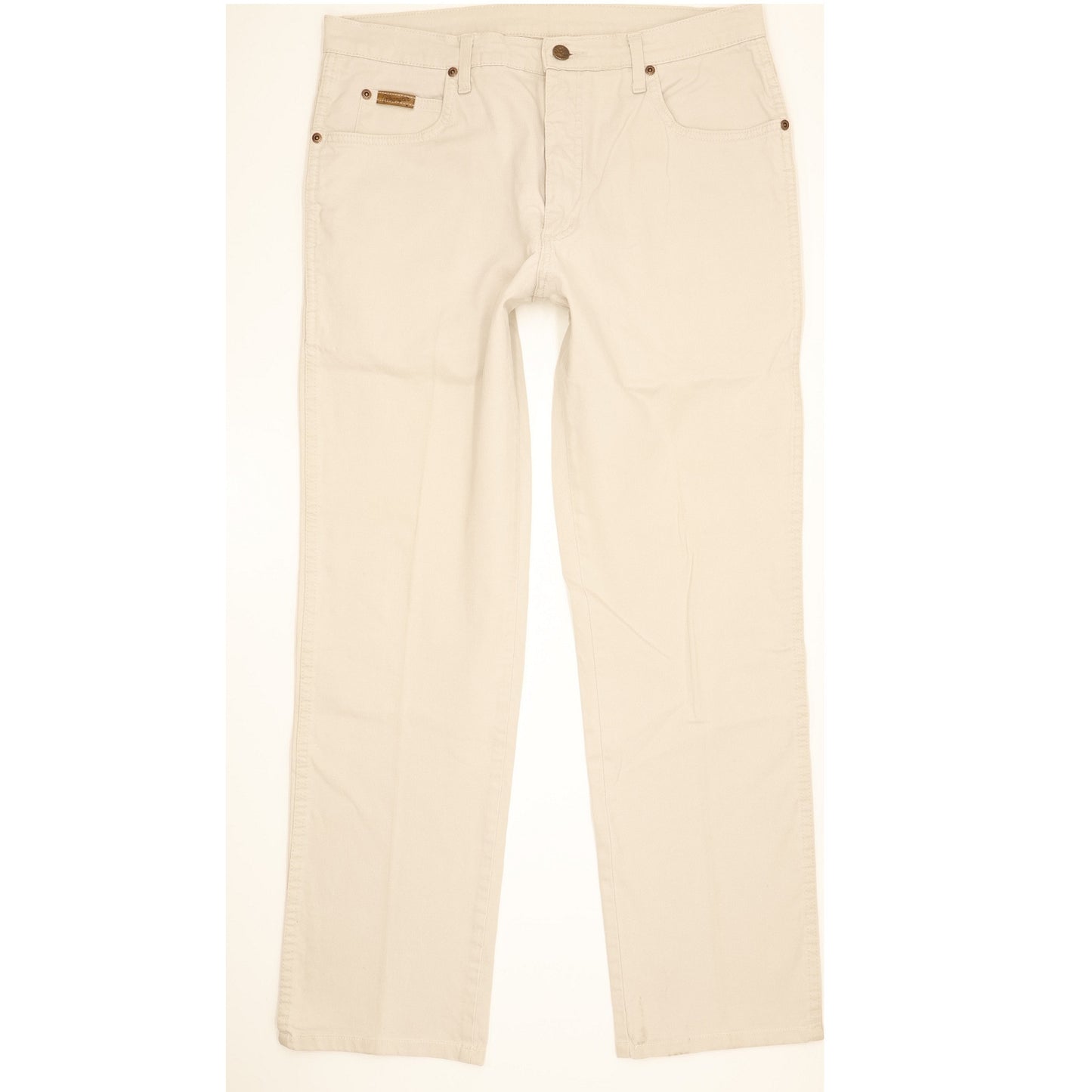 Wrangler Texas Men Beige Straight Regular Stretch Jeans W32 L31