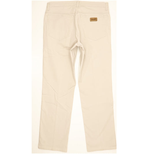 Wrangler Texas Men Beige Straight Regular Stretch Jeans W32 L31