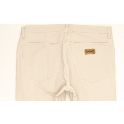 Wrangler Texas Men Beige Straight Regular Stretch Jeans W32 L31