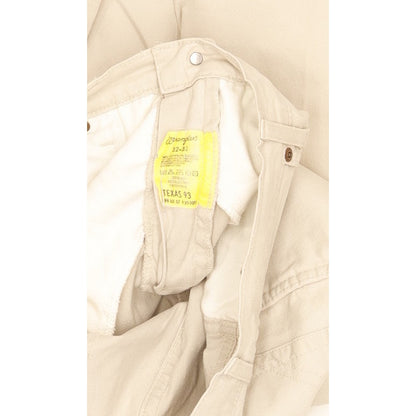 Wrangler Texas Men Beige Straight Regular Stretch Jeans W32 L31