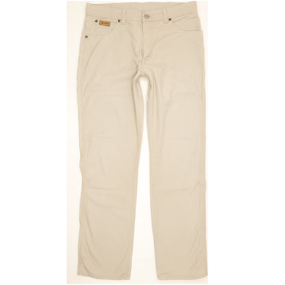 Wrangler Texas Men Beige Straight Regular Stretch Jeans W34 L32