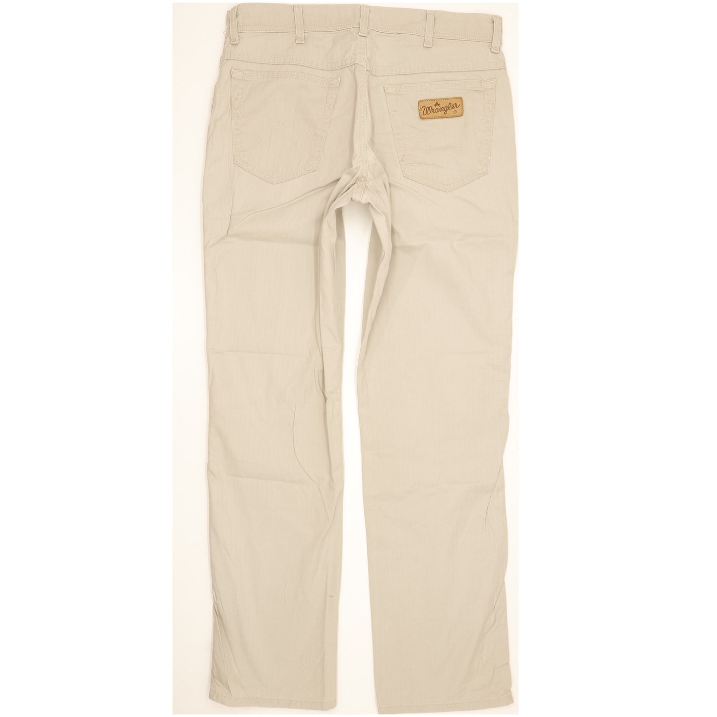 Wrangler Texas Men Beige Straight Regular Stretch Jeans W34 L32