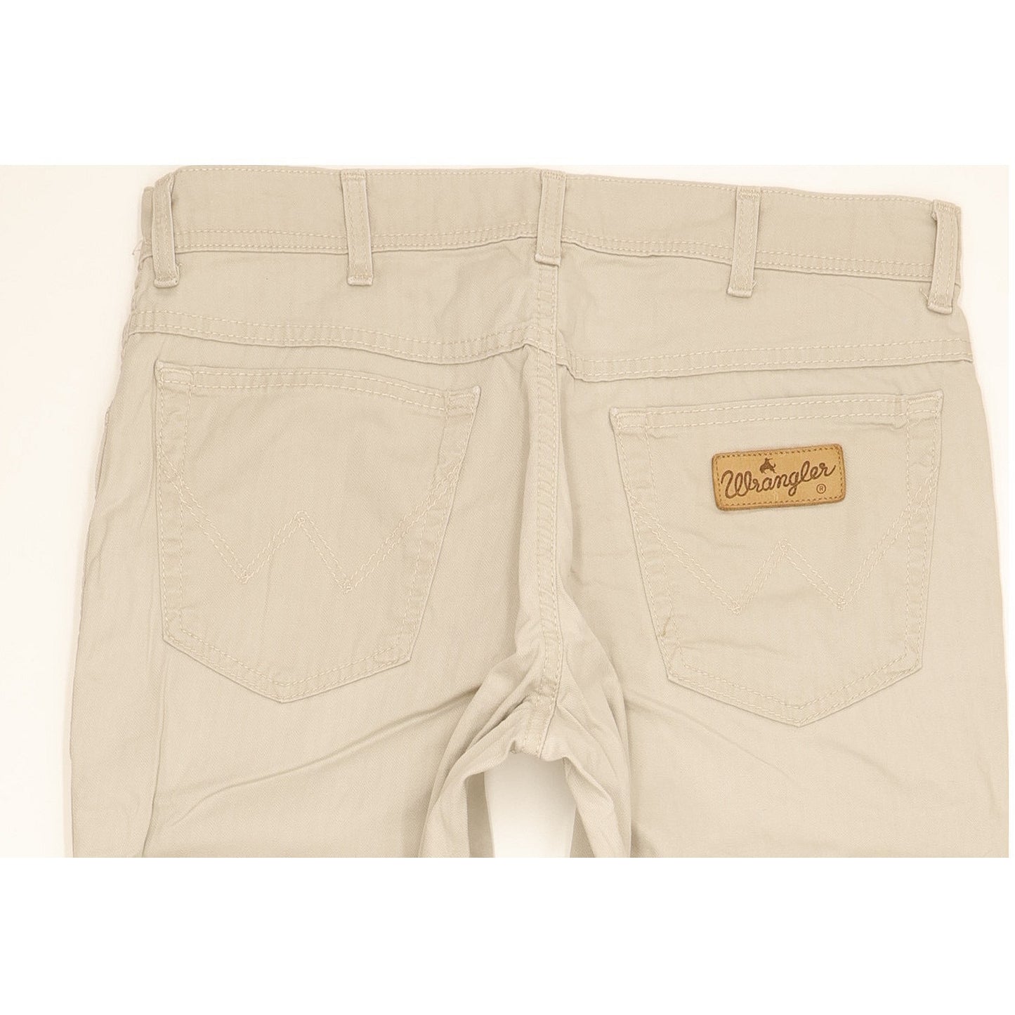 Wrangler Texas Men Beige Straight Regular Stretch Jeans W34 L32