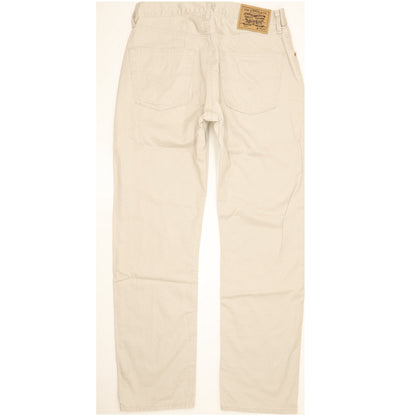 Levi's 551 Men Beige Straight Regular Jeans W33 L31
