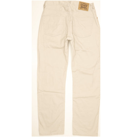 Levi's 551 Men Beige Straight Regular Jeans W33 L31