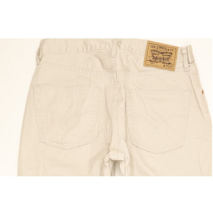 Levi's 551 Men Beige Straight Regular Jeans W33 L31