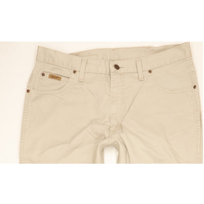 Wrangler Texas Men Beige Straight Regular Jeans W36 L36