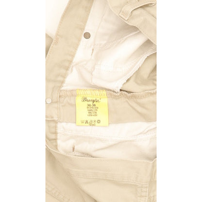 Wrangler Texas Men Beige Straight Regular Jeans W36 L36