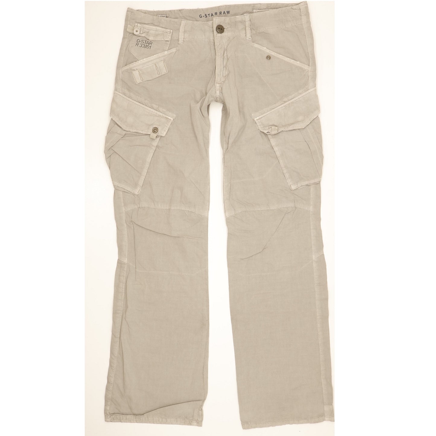 G-Star Mount Women Grey Straight Loose Stretch Jeans W32 L32