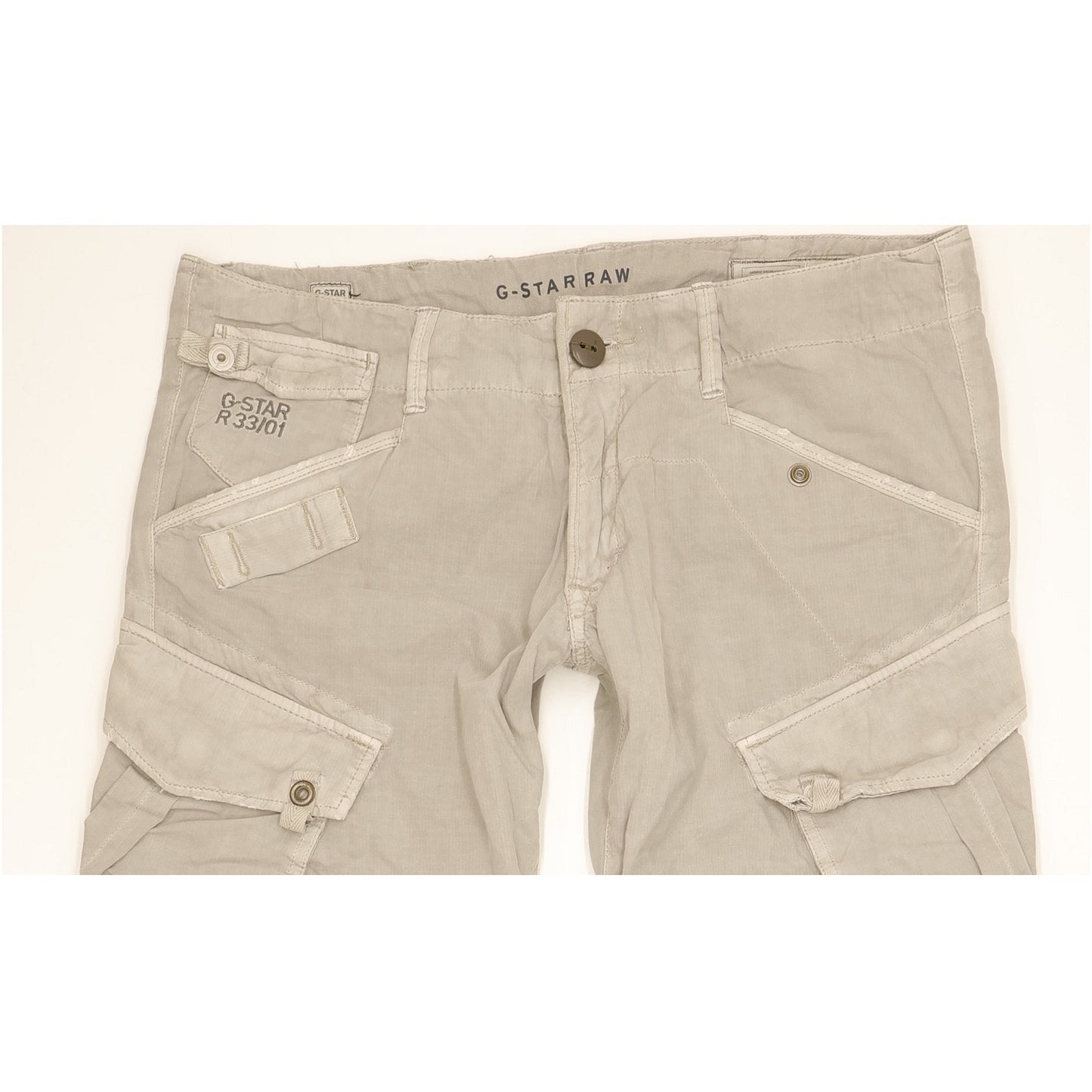 G-Star Mount Women Grey Straight Loose Stretch Jeans W32 L32