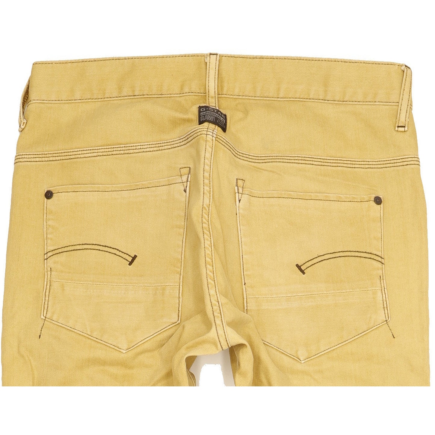 G-Star New Radar Men Yellow Straight Slim Stretch Jeans W31 L32