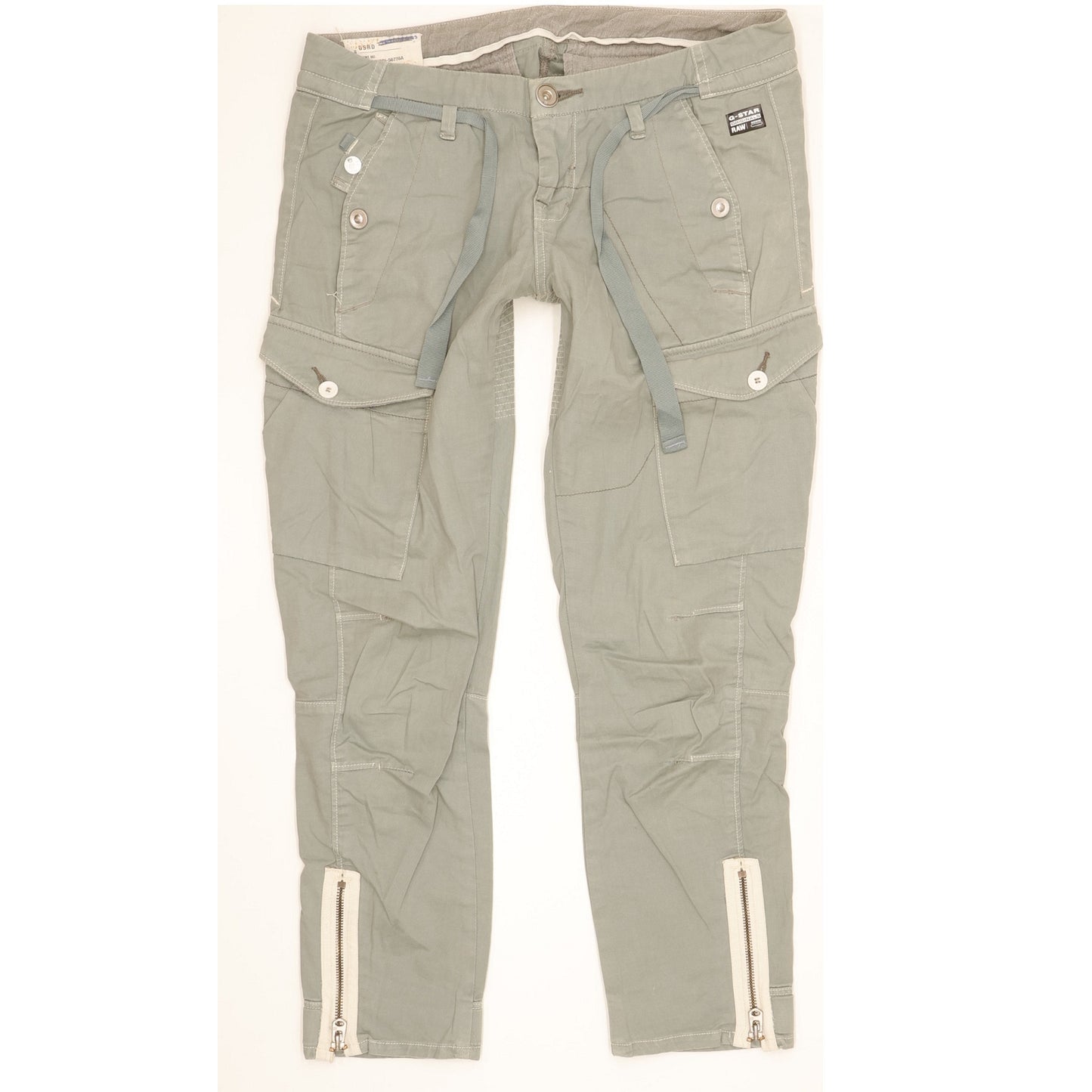 G-Star Solar Rovic Women Green Skinny Slim Stretch Trousers W27 L28