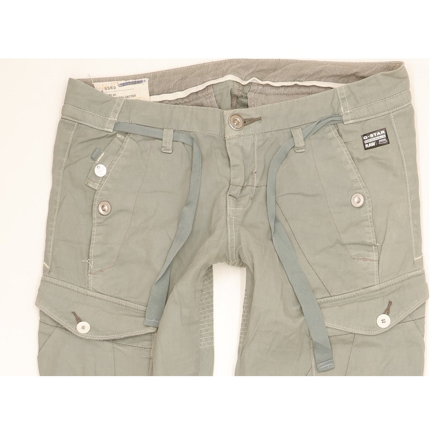 G-Star Solar Rovic Women Green Skinny Slim Stretch Trousers W27 L28