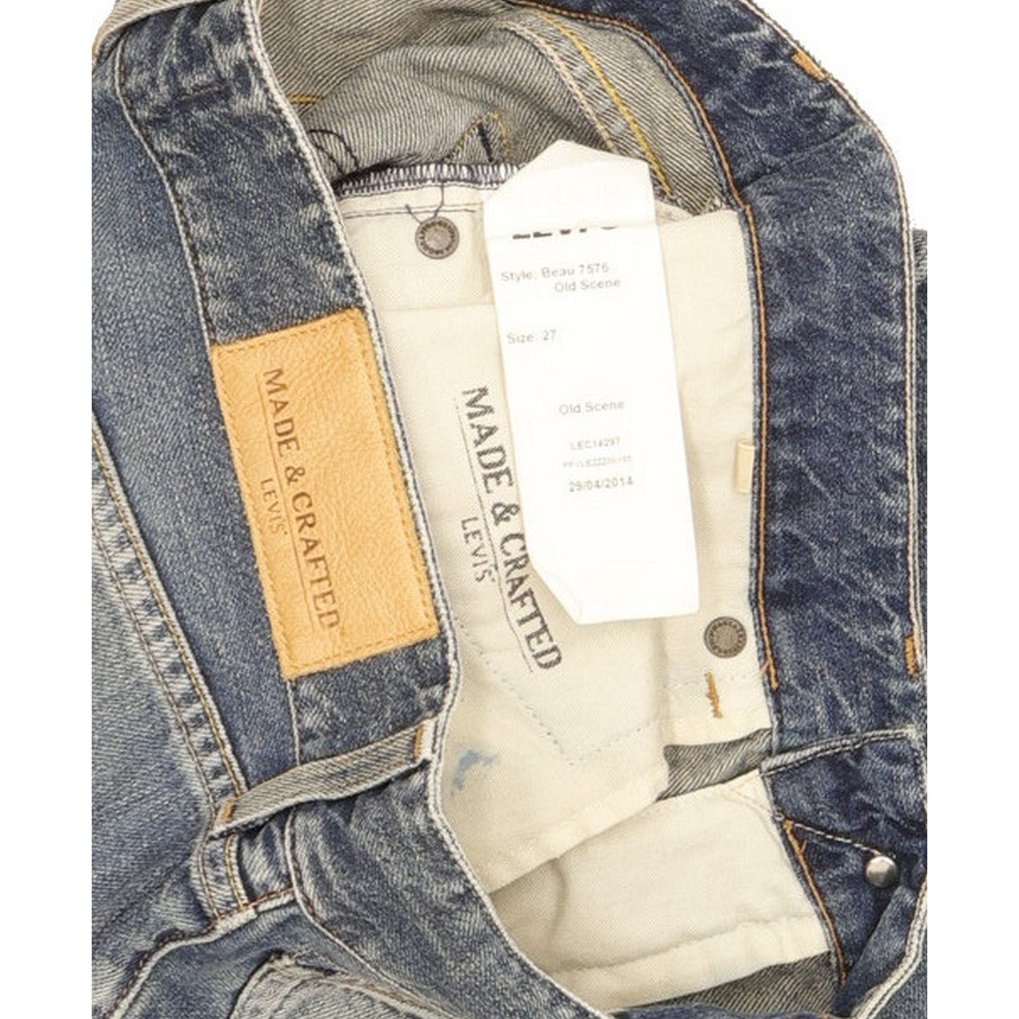 Levi's Old Scene Women Blue Skinny Slim Stretch Jeans W27 L29