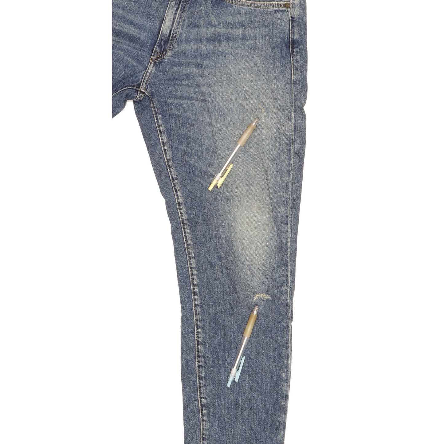 Levi's Old Scene Women Blue Skinny Slim Stretch Jeans W27 L29