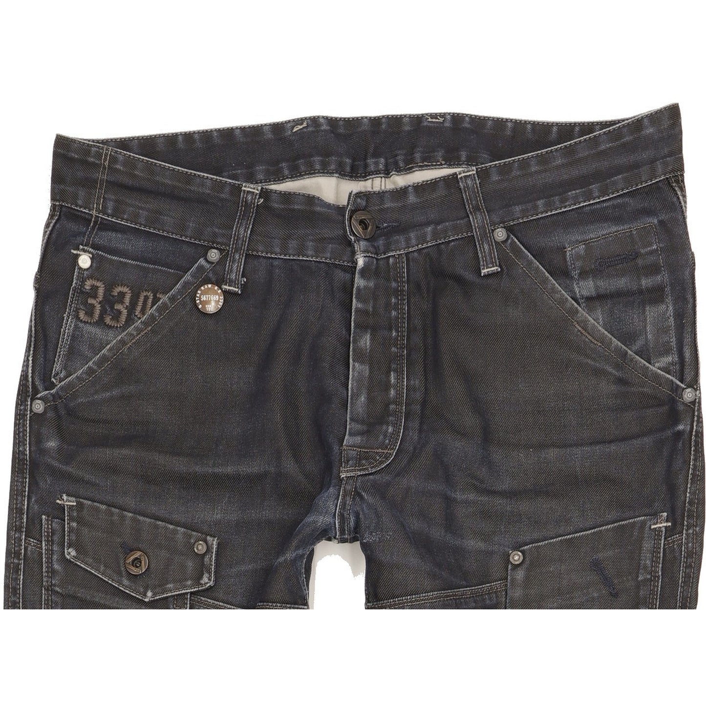 G-Star 5620 Men Navy Tapered Regular Jeans W33 L33